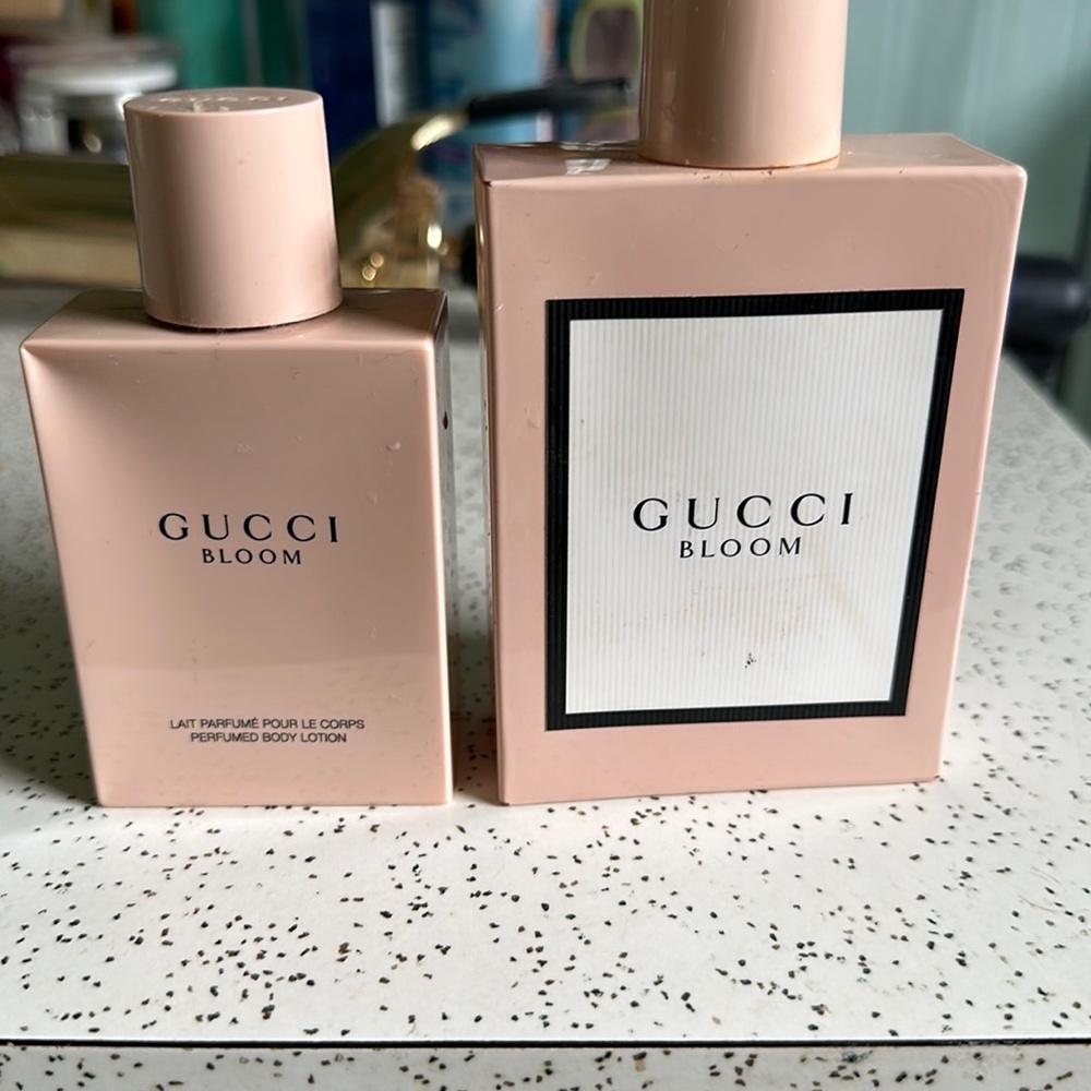 Gucci. Bloom perfume and body lotion